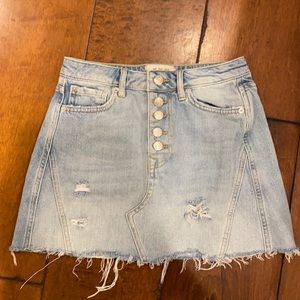 jean skirt